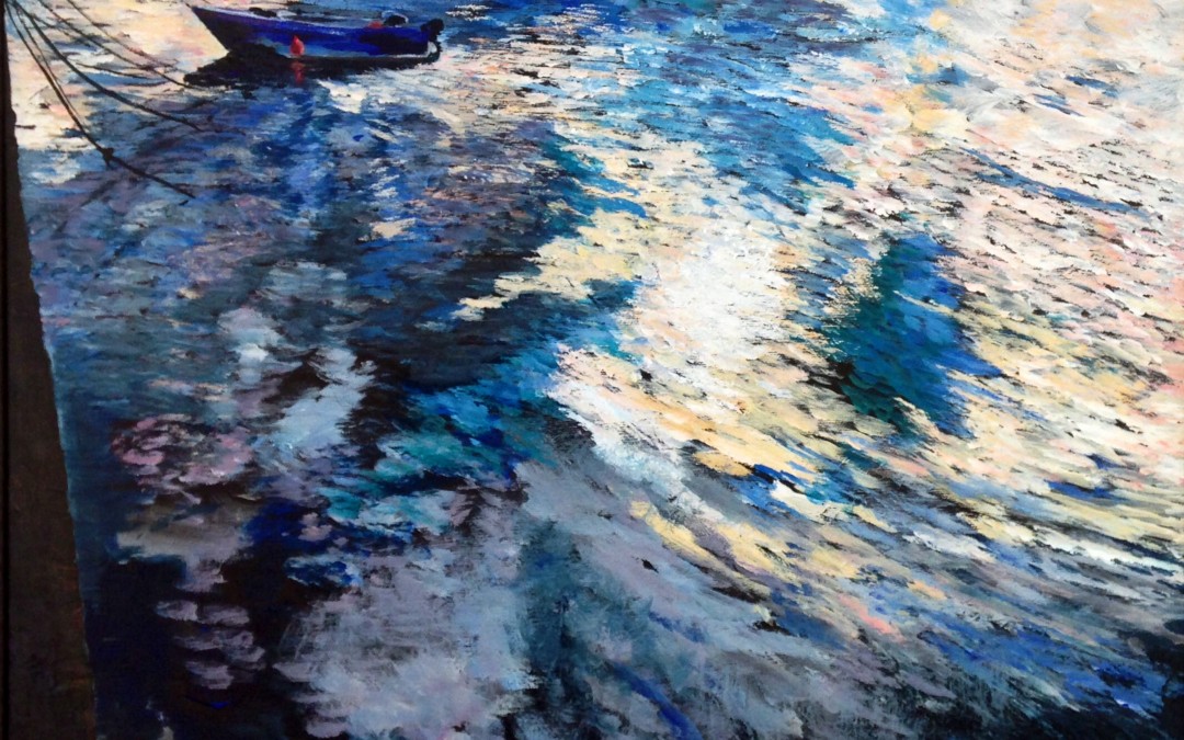 First light reflection at Padstow Harbour