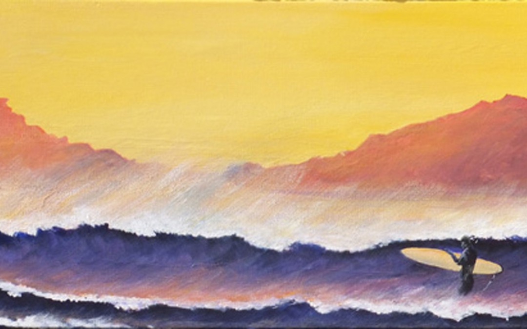 One more wave before sundown