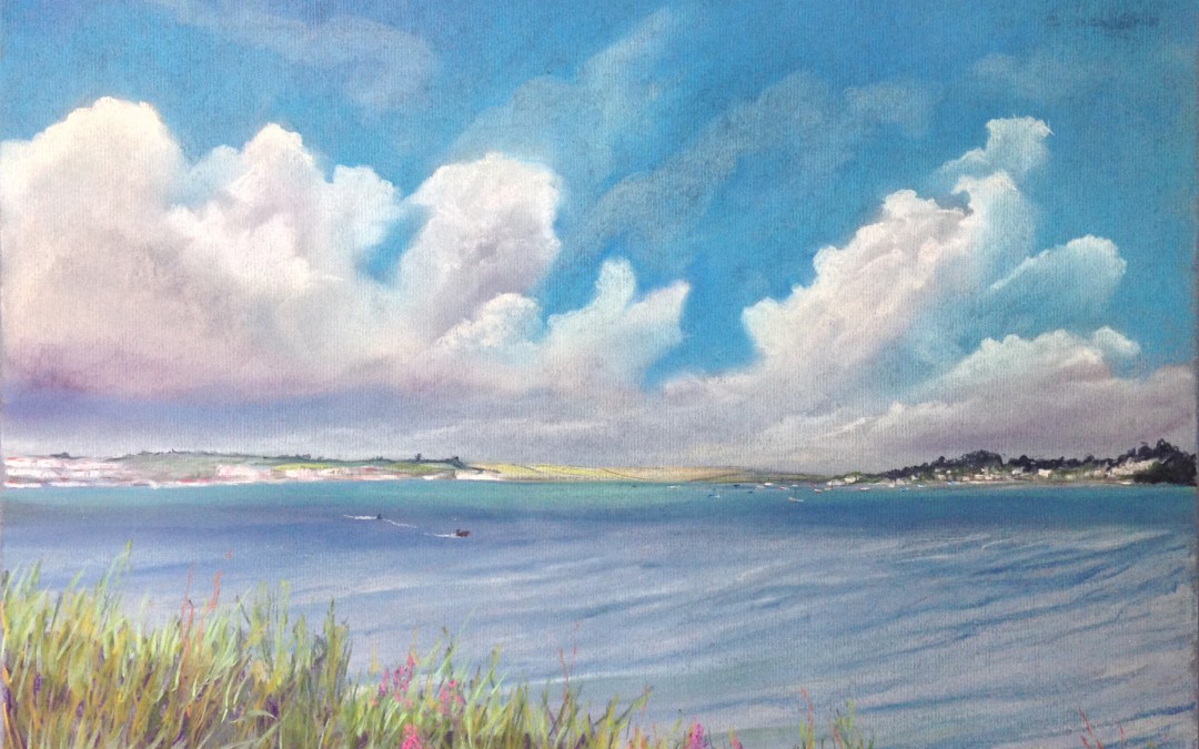 Towards Rock over Camel estuary